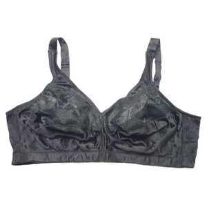 Exquisite Fully Bra Womens 42DD E Black Back Closure Full‎ Support Comfort